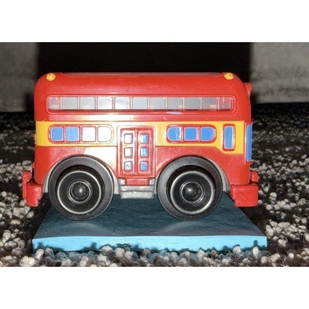 Fisher Price Geo Trax Red Double Decker‎ Bus Trolley